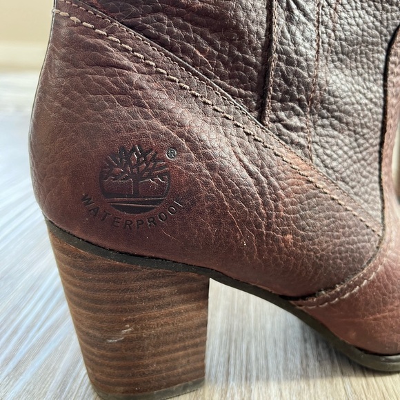 Timberland Leather Heeled Boots - Picture 3 of 4
